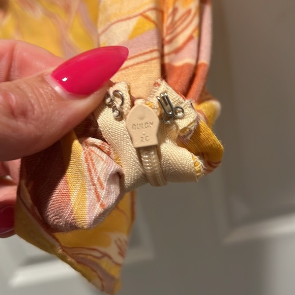 Sweetheart Puff Sleeve corset Top NWOT NINE WEST smocked floral Large L - Picture 8 of 10